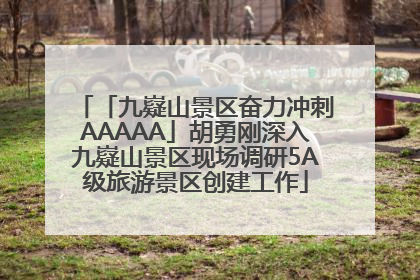 「九嶷山景区奋力冲刺AAAAA」胡勇刚深入九嶷山景区现场调研5A级旅游景区创建工作