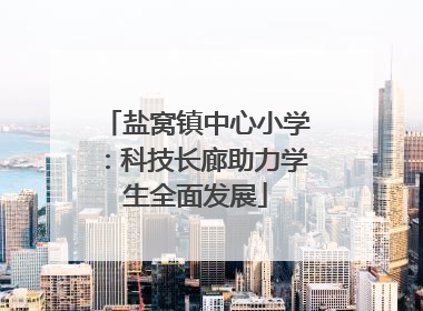 盐窝镇中心小学：科技长廊助力学生全面发展
