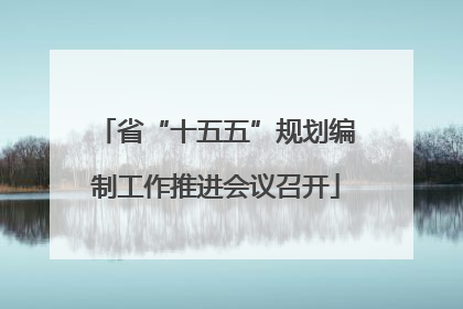 省“十五五”规划编制工作推进会议召开