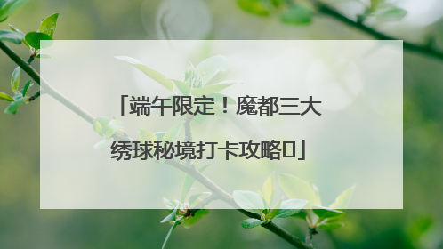 端午限定！魔都三大绣球秘境打卡攻略✨
