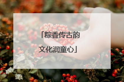 粽香传古韵 文化润童心
