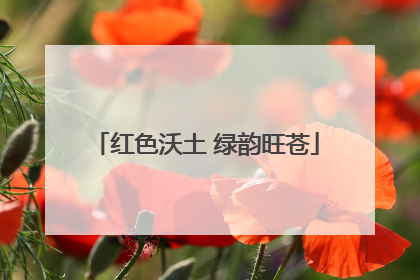 红色沃土 绿韵旺苍