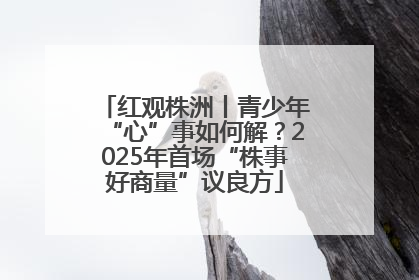 红观株洲丨青少年“心”事如何解？2025年首场“株事好商量”议良方