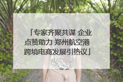 专家齐聚共谋 企业点赞助力 郑州航空港跨境电商发展引热议
