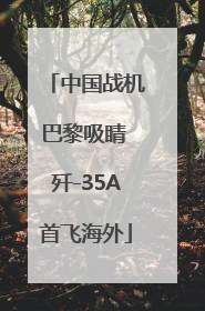 中国战机巴黎吸睛 歼-35A首飞海外