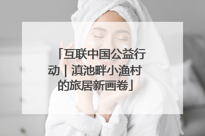 互联中国公益行动|滇池畔小渔村的旅居新画卷