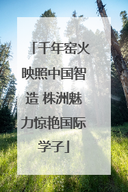 千年窑火映照中国智造 株洲魅力惊艳国际学子