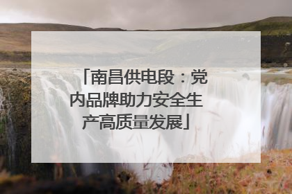 南昌供电段：党内品牌助力安全生产高质量发展
