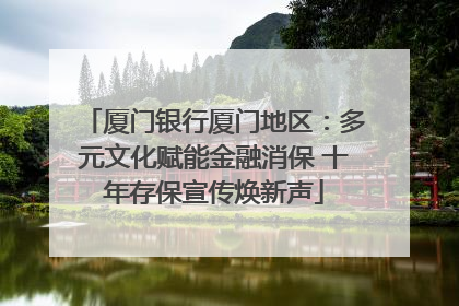 厦门银行厦门地区：多元文化赋能金融消保 十年存保宣传焕新声