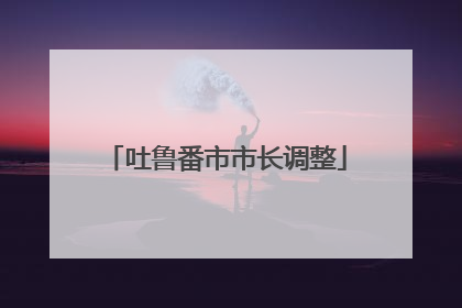 吐鲁番市市长调整