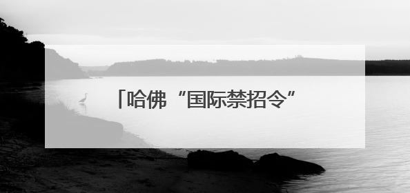 哈佛“国际禁招令”被叫停 美政府改立场提出“30天限期”