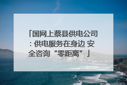 国网上蔡县供电公司：供电服务在身边 安全咨询“零距离”