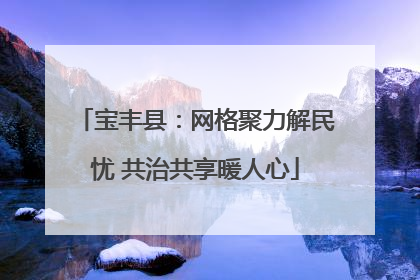 宝丰县：网格聚力解民忧 共治共享暖人心