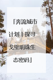 奔流城市计划丨探寻戈壁明珠生态密码