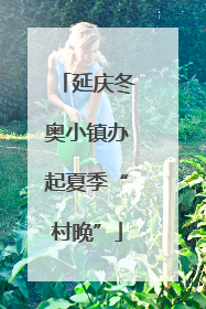 延庆冬奥小镇办起夏季“村晚”