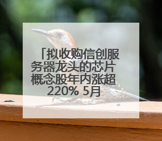 拟收购信创服务器龙头的芯片概念股年内涨超220% 5月披露并购重组进展的A股名单一览