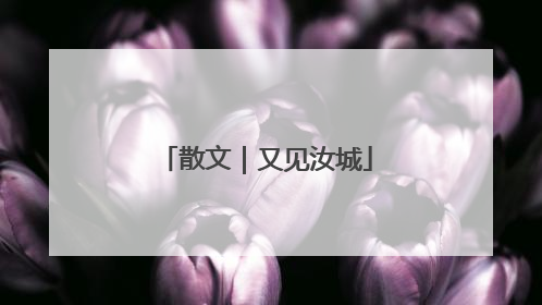 散文｜又见汝城