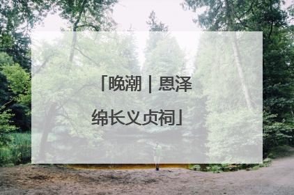 晚潮｜恩泽绵长义贞祠
