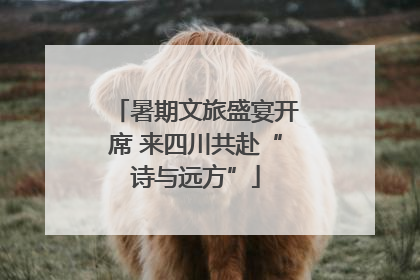 暑期文旅盛宴开席 来四川共赴“诗与远方”
