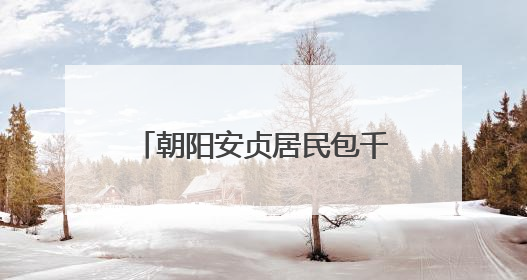 朝阳安贞居民包千个粽子送给劳动者