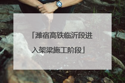 潍宿高铁临沂段进入架梁施工阶段