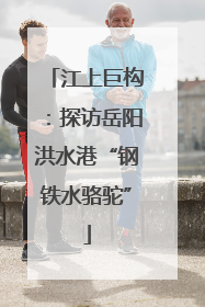 江上巨构：探访岳阳洪水港“钢铁水骆驼”