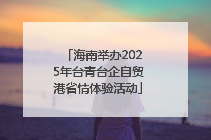 海南举办2025年台青台企自贸港省情体验活动