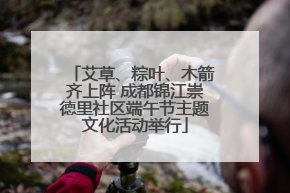 艾草、粽叶、木箭齐上阵 成都锦江崇德里社区端午节主题文化活动举行