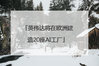 英伟达将在欧洲建造20座AI工厂