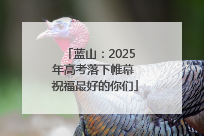 蓝山：2025年高考落下帷幕 祝福最好的你们