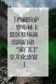 西藏拉萨：罗布林卡景区驻场演出周启动 “家门口”享文化盛宴