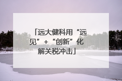 远大健科用“远见”+“创新”化解关税冲击