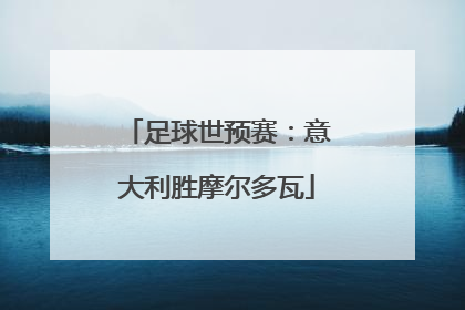 足球世预赛：意大利胜摩尔多瓦