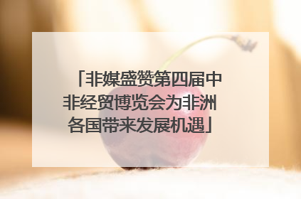 非媒盛赞第四届中非经贸博览会为非洲各国带来发展机遇