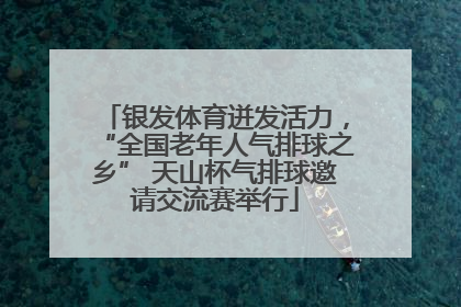 银发体育迸发活力，“全国老年人气排球之乡” 天山杯气排球邀请交流赛举行