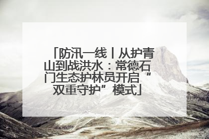 防汛一线丨从护青山到战洪水：常德石门生态护林员开启“双重守护”模式