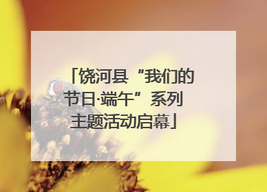 饶河县“我们的节日·端午”系列主题活动启幕