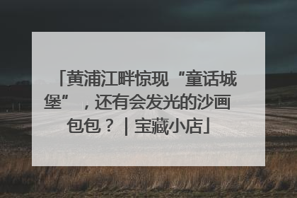 黄浦江畔惊现“童话城堡”，还有会发光的沙画包包？｜宝藏小店