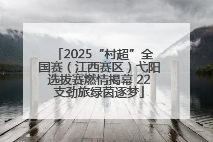 2025“村超”全国赛（江西赛区）弋阳选拔赛燃情揭幕 22支劲旅绿茵逐梦