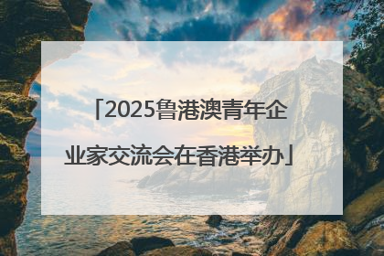 2025鲁港澳青年企业家交流会在香港举办