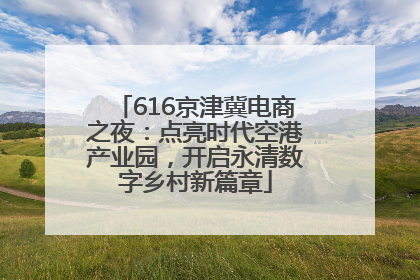 616京津冀电商之夜：点亮时代空港产业园，开启永清数字乡村新篇章