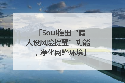 Soul推出“假人设风险提醒”功能，净化网络环境